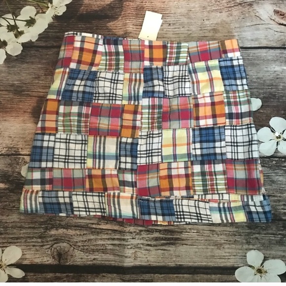 NWT J. Crew Factory Plaid Skirt Size 6 - Picture 6 of 7